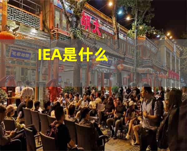 IEA是什么